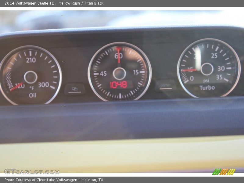 Yellow Rush / Titan Black 2014 Volkswagen Beetle TDI