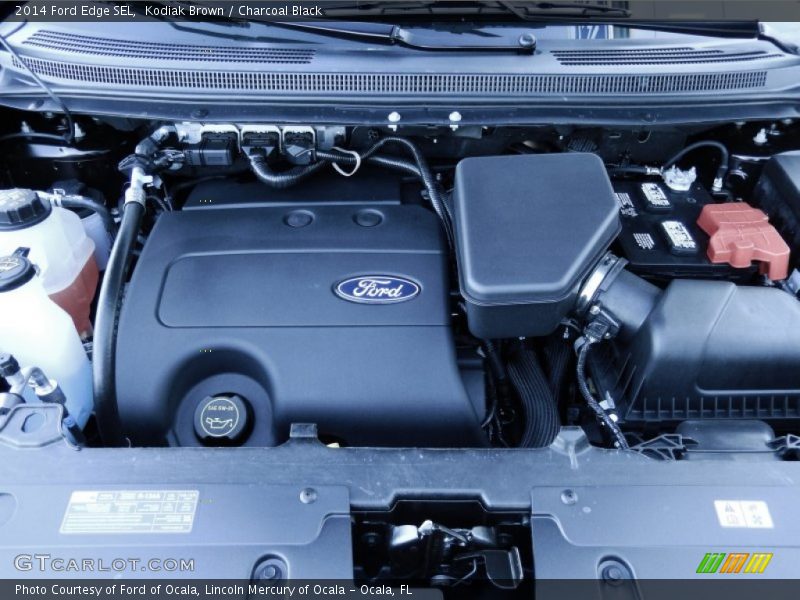 Kodiak Brown / Charcoal Black 2014 Ford Edge SEL