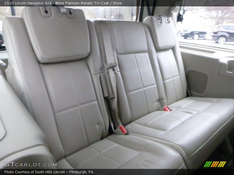 White Platinum Metallic Tri-Coat / Stone 2010 Lincoln Navigator 4x4