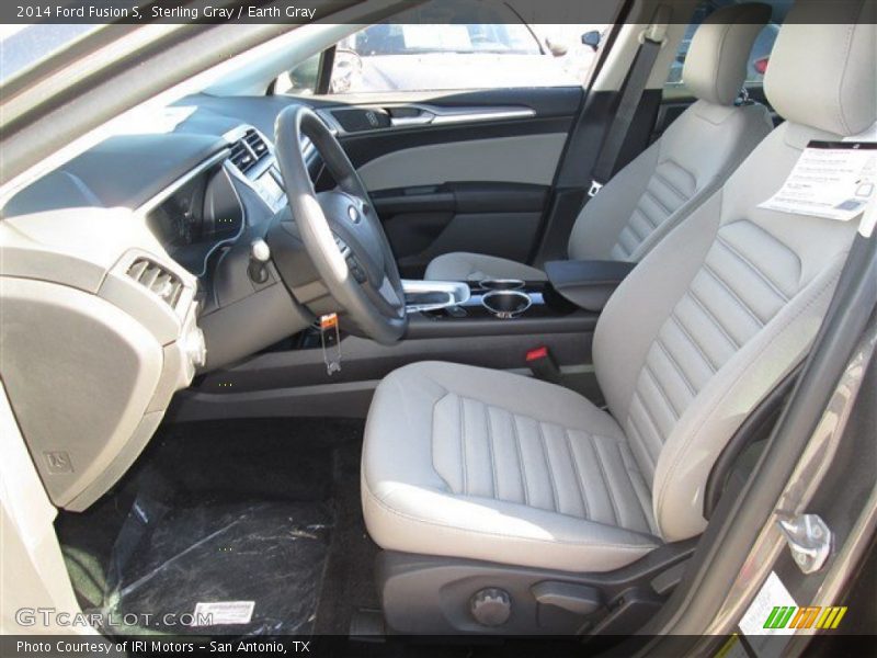 Sterling Gray / Earth Gray 2014 Ford Fusion S