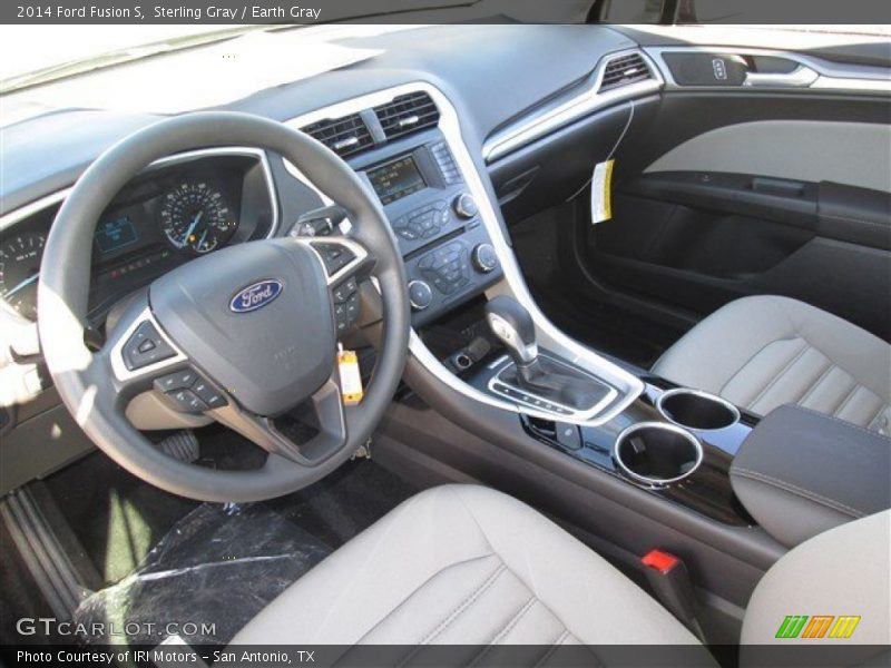 Sterling Gray / Earth Gray 2014 Ford Fusion S