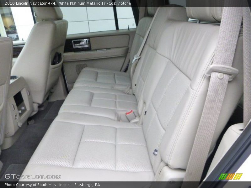White Platinum Metallic Tri-Coat / Stone 2010 Lincoln Navigator 4x4