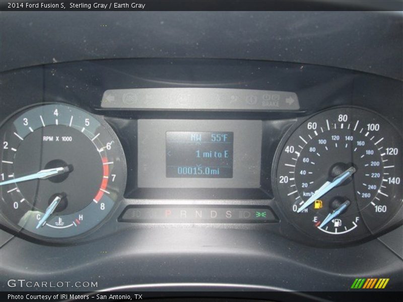 Sterling Gray / Earth Gray 2014 Ford Fusion S