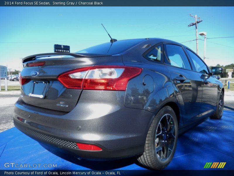 Sterling Gray / Charcoal Black 2014 Ford Focus SE Sedan