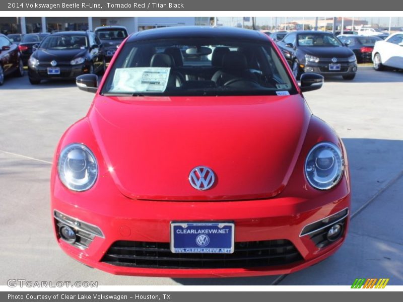 Tornado Red / Titan Black 2014 Volkswagen Beetle R-Line