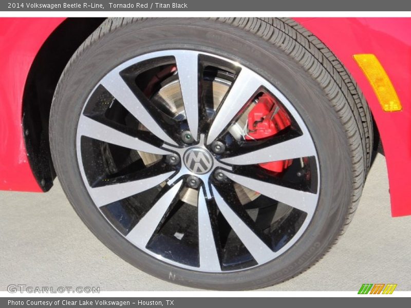 Tornado Red / Titan Black 2014 Volkswagen Beetle R-Line
