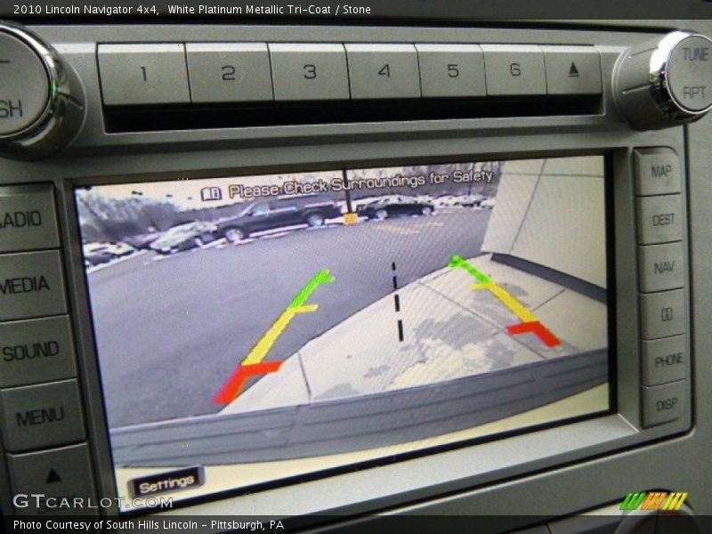 White Platinum Metallic Tri-Coat / Stone 2010 Lincoln Navigator 4x4