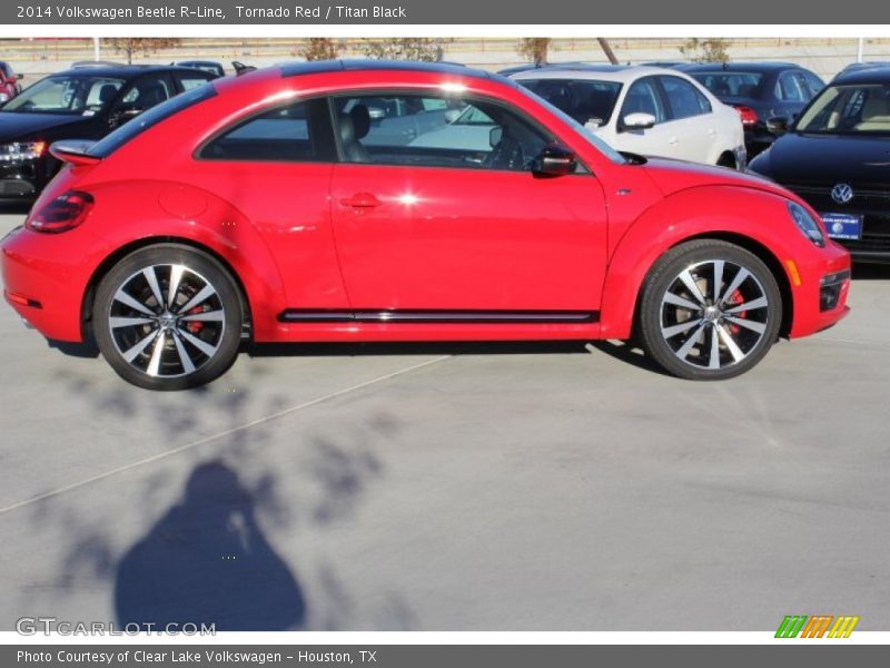 Tornado Red / Titan Black 2014 Volkswagen Beetle R-Line