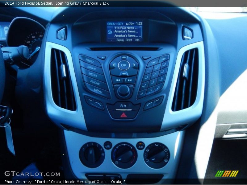 Sterling Gray / Charcoal Black 2014 Ford Focus SE Sedan