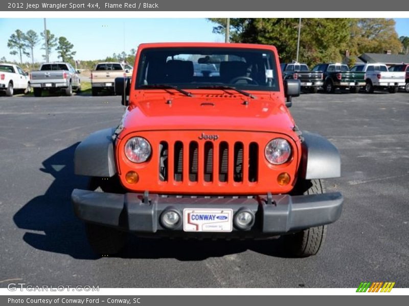 Flame Red / Black 2012 Jeep Wrangler Sport 4x4
