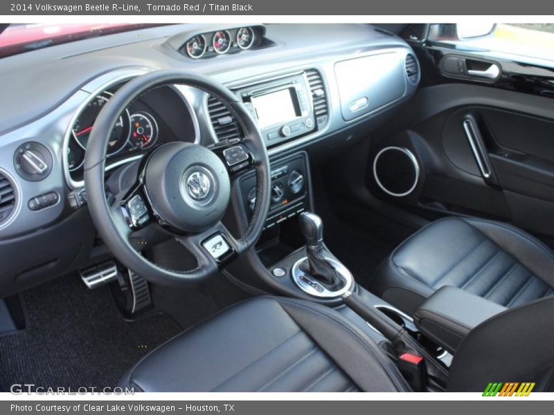 Tornado Red / Titan Black 2014 Volkswagen Beetle R-Line