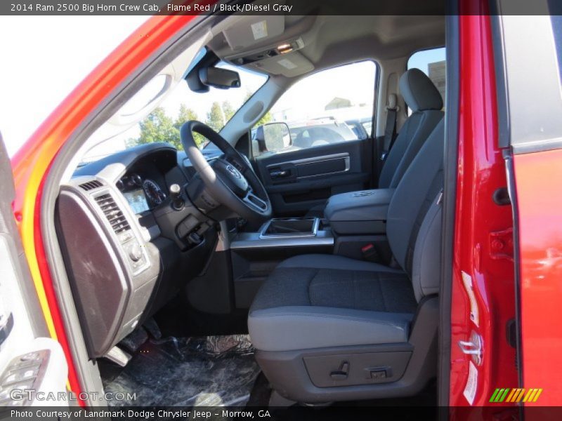 Flame Red / Black/Diesel Gray 2014 Ram 2500 Big Horn Crew Cab