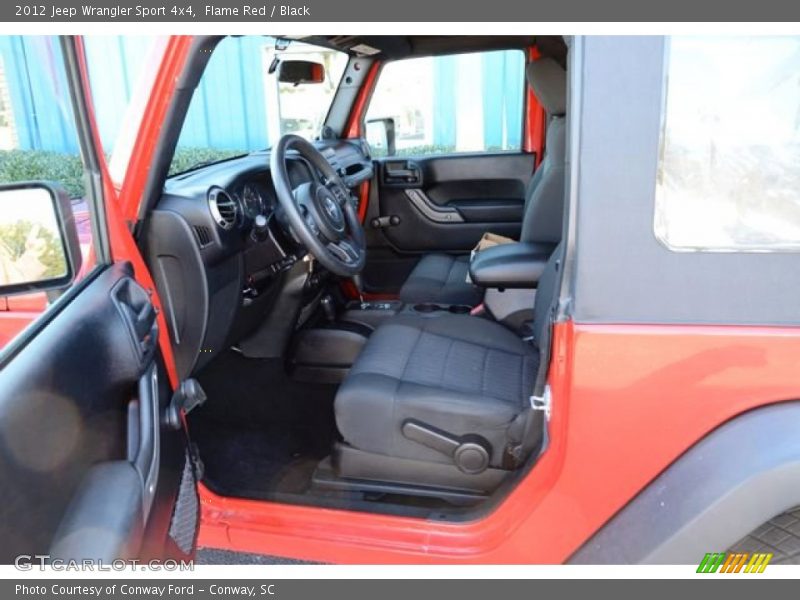 Flame Red / Black 2012 Jeep Wrangler Sport 4x4