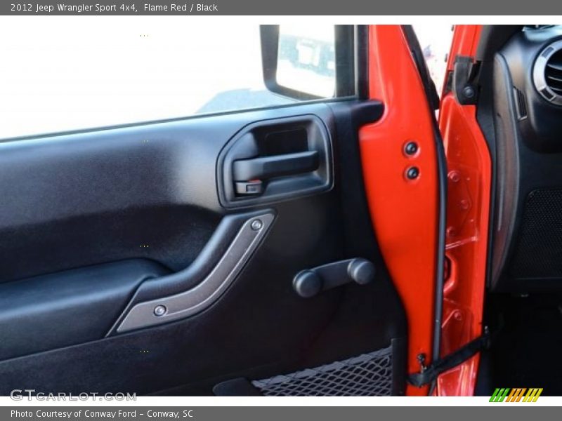Flame Red / Black 2012 Jeep Wrangler Sport 4x4