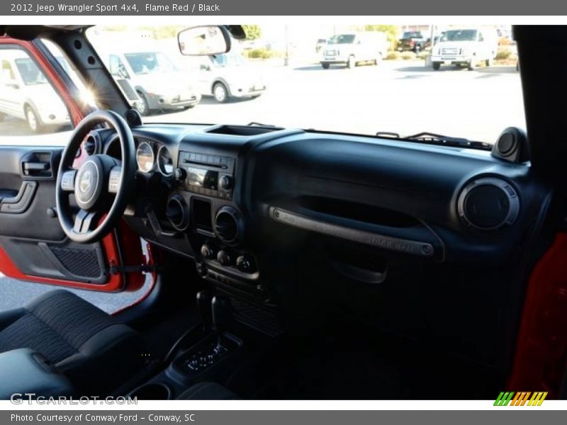 Flame Red / Black 2012 Jeep Wrangler Sport 4x4