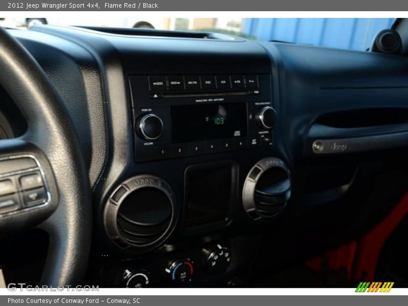 Flame Red / Black 2012 Jeep Wrangler Sport 4x4