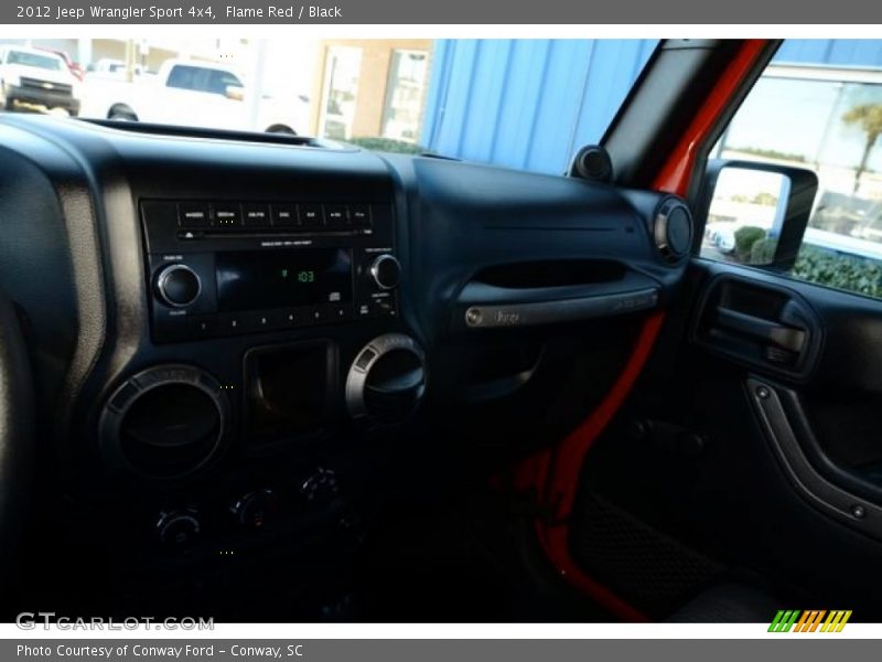 Flame Red / Black 2012 Jeep Wrangler Sport 4x4