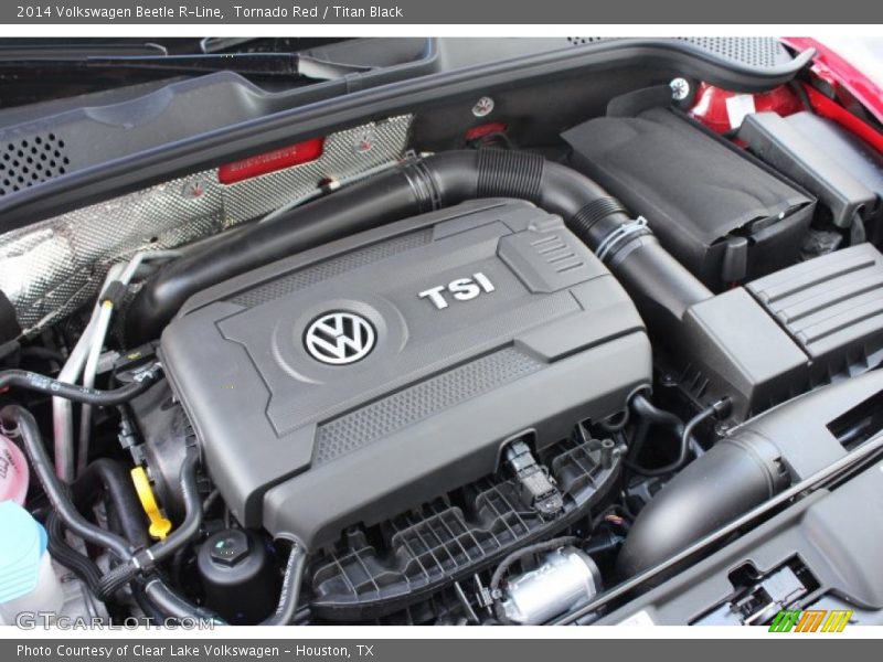 Tornado Red / Titan Black 2014 Volkswagen Beetle R-Line
