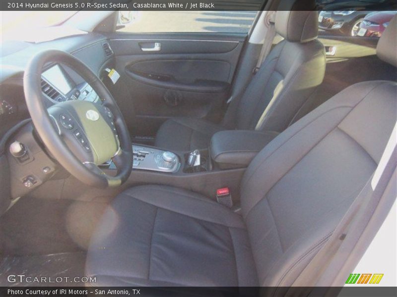 Casablanca White / Jet Black 2014 Hyundai Genesis 5.0 R-Spec Sedan