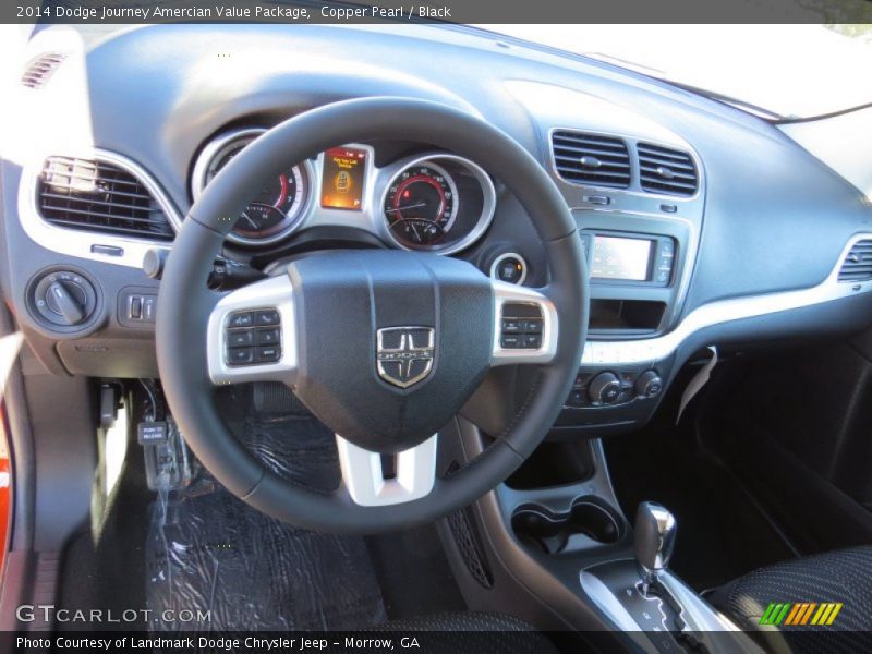 Copper Pearl / Black 2014 Dodge Journey Amercian Value Package