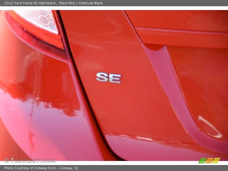Race Red / Charcoal Black 2012 Ford Fiesta SE Hatchback