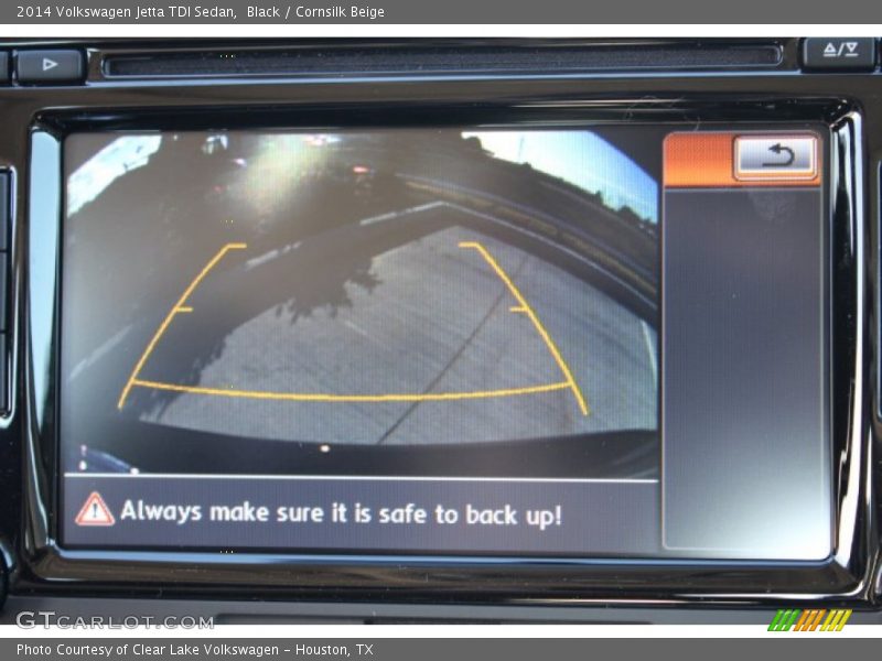 Black / Cornsilk Beige 2014 Volkswagen Jetta TDI Sedan