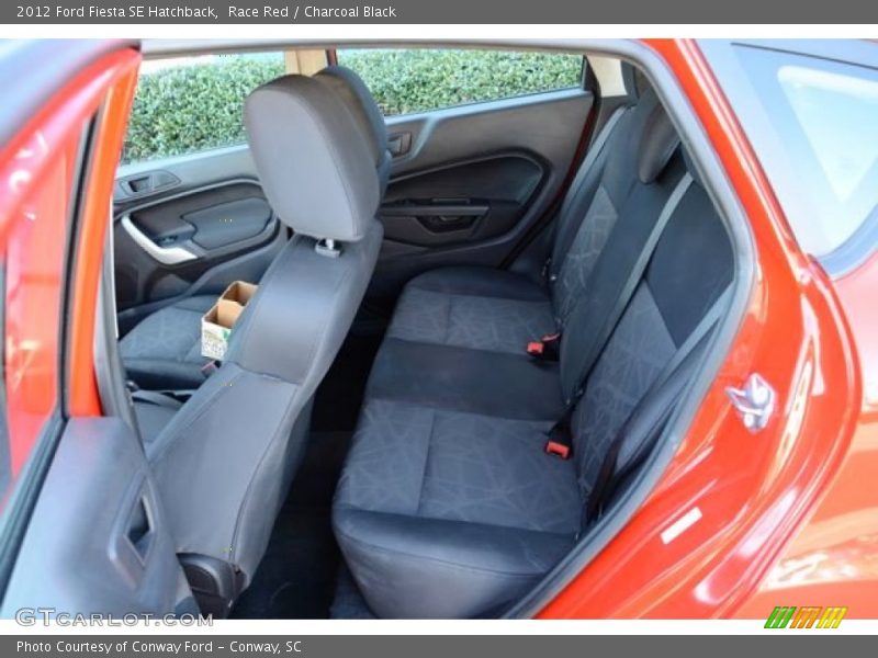 Rear Seat of 2012 Fiesta SE Hatchback