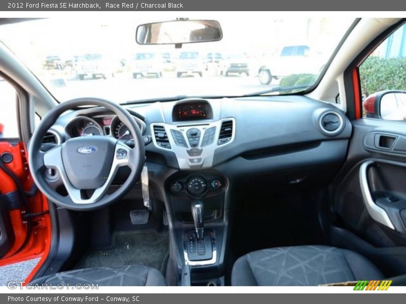 Race Red / Charcoal Black 2012 Ford Fiesta SE Hatchback