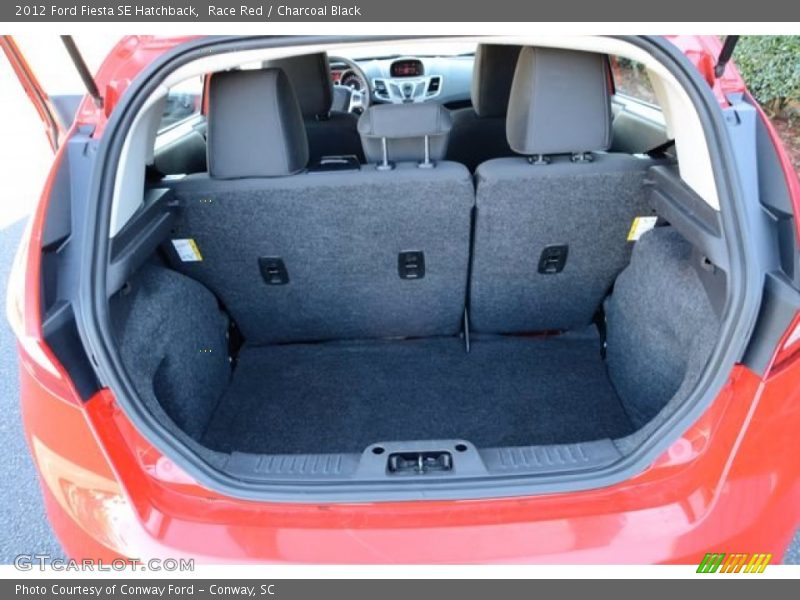  2012 Fiesta SE Hatchback Trunk