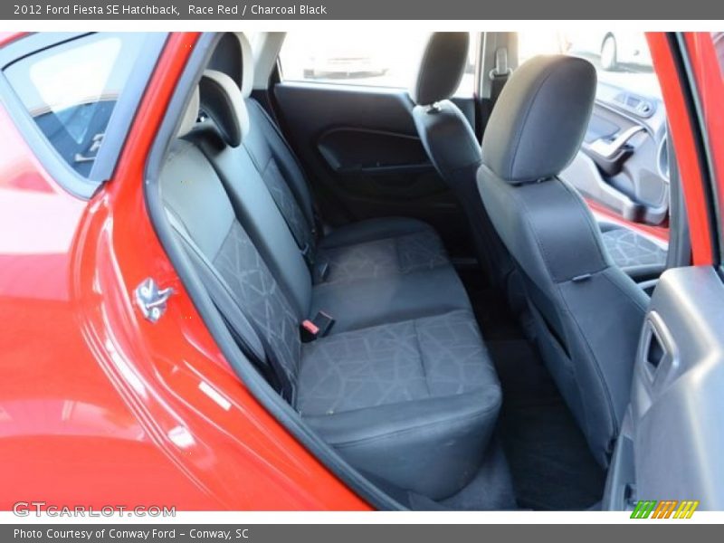 Race Red / Charcoal Black 2012 Ford Fiesta SE Hatchback