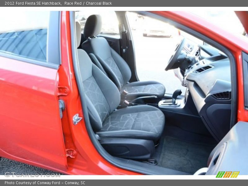 Race Red / Charcoal Black 2012 Ford Fiesta SE Hatchback