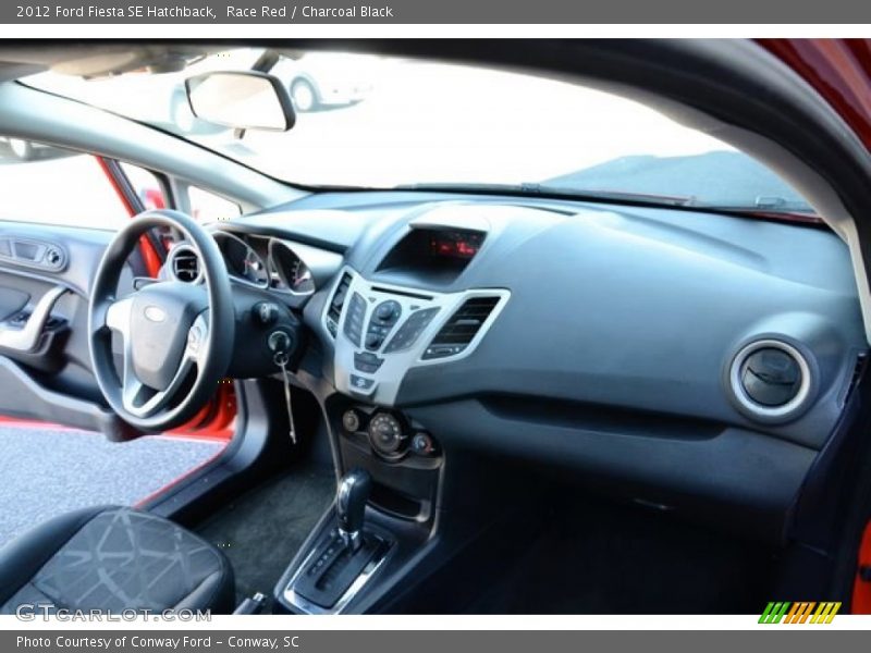 Race Red / Charcoal Black 2012 Ford Fiesta SE Hatchback