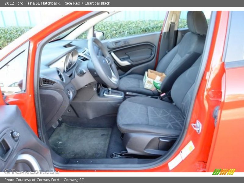 Race Red / Charcoal Black 2012 Ford Fiesta SE Hatchback