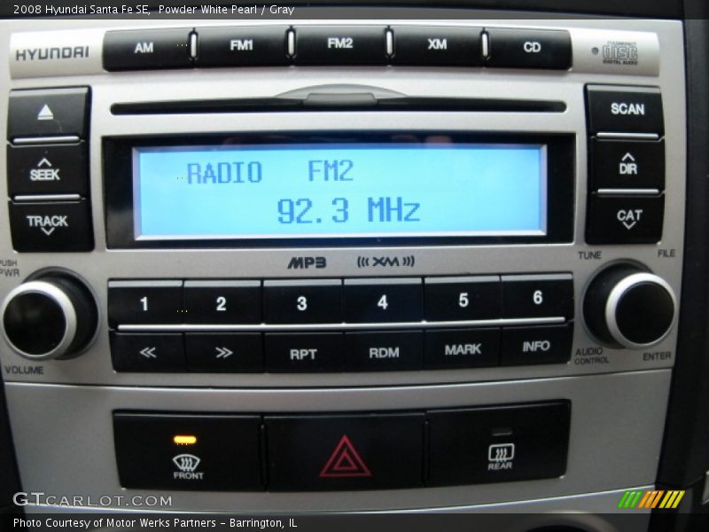 Audio System of 2008 Santa Fe SE