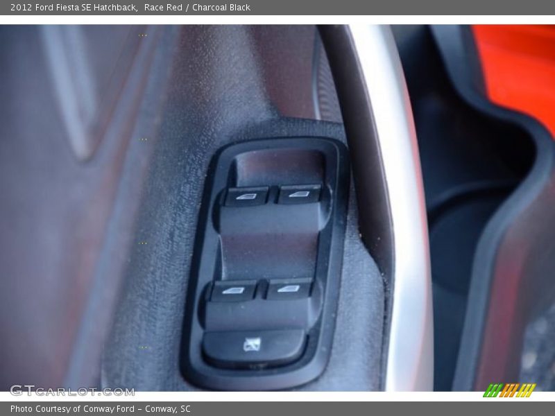 Race Red / Charcoal Black 2012 Ford Fiesta SE Hatchback