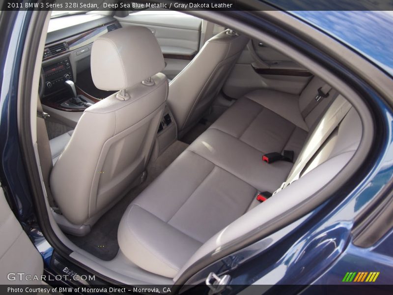 Deep Sea Blue Metallic / Gray Dakota Leather 2011 BMW 3 Series 328i Sedan
