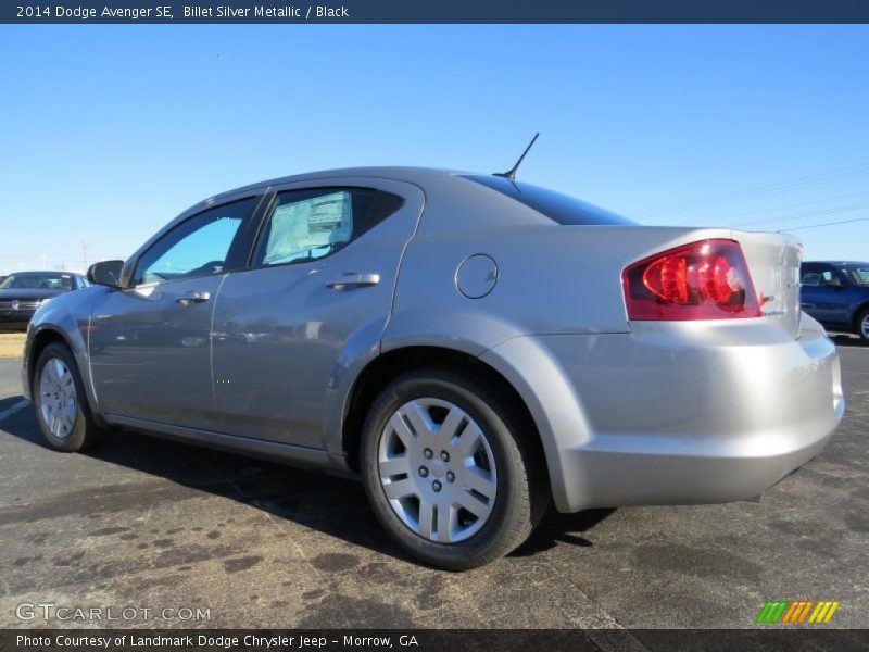 Billet Silver Metallic / Black 2014 Dodge Avenger SE