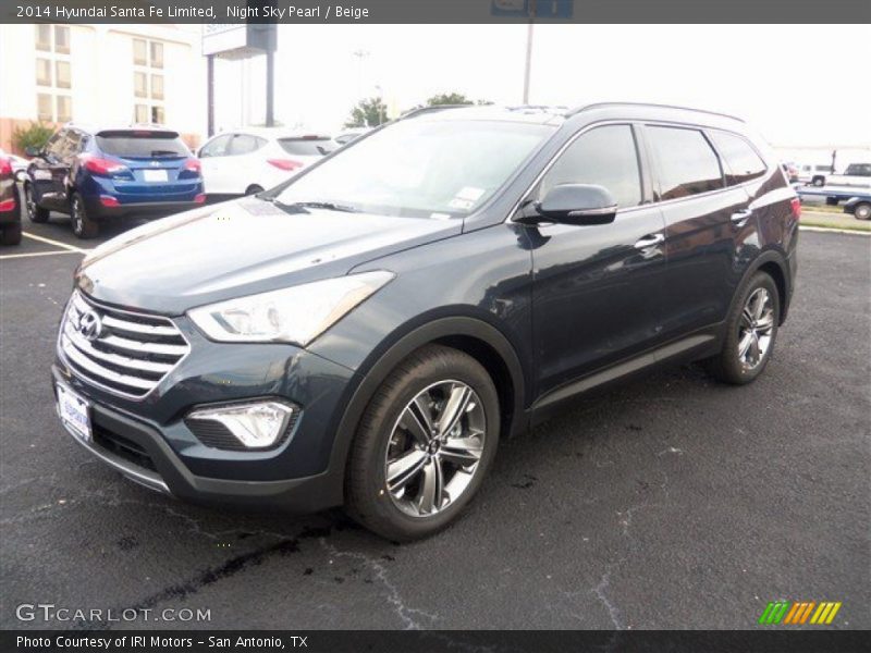 Night Sky Pearl / Beige 2014 Hyundai Santa Fe Limited