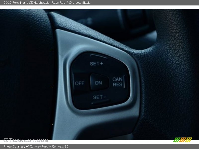 Race Red / Charcoal Black 2012 Ford Fiesta SE Hatchback
