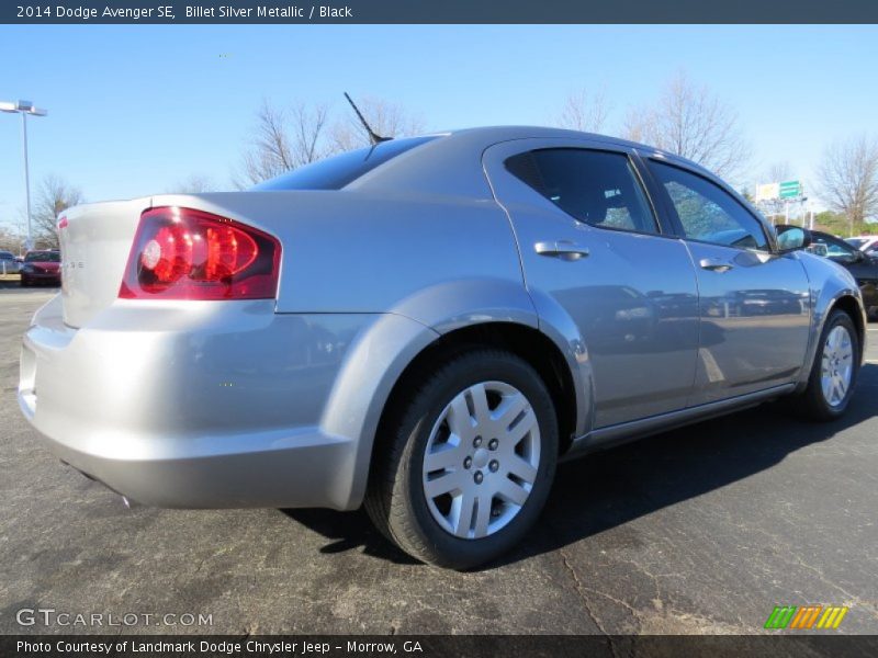 Billet Silver Metallic / Black 2014 Dodge Avenger SE