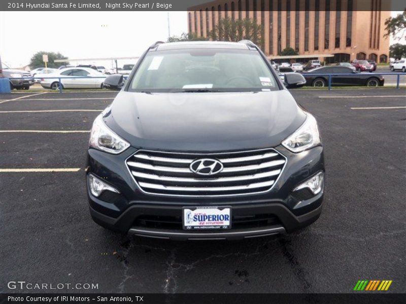 Night Sky Pearl / Beige 2014 Hyundai Santa Fe Limited