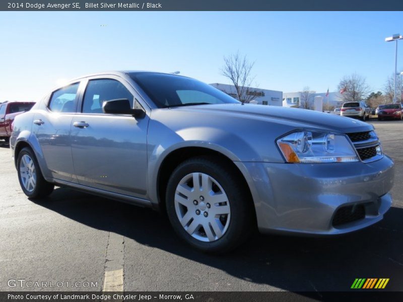 Billet Silver Metallic / Black 2014 Dodge Avenger SE