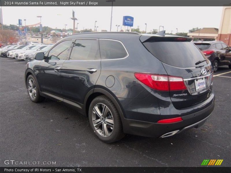 Night Sky Pearl / Beige 2014 Hyundai Santa Fe Limited
