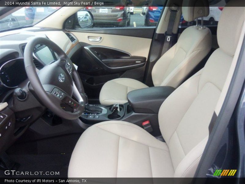 Night Sky Pearl / Beige 2014 Hyundai Santa Fe Limited