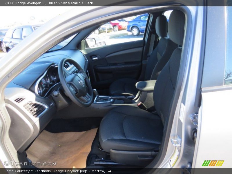Billet Silver Metallic / Black 2014 Dodge Avenger SE