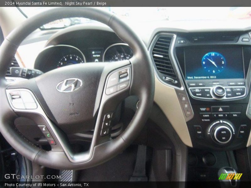 Night Sky Pearl / Beige 2014 Hyundai Santa Fe Limited