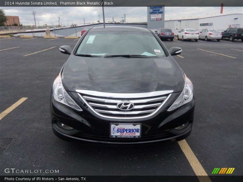 Phantom Black Metallic / Black 2014 Hyundai Sonata Limited