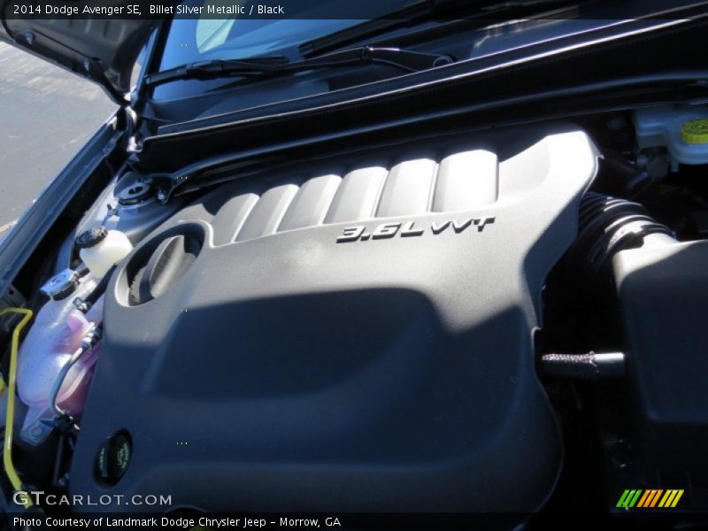 Billet Silver Metallic / Black 2014 Dodge Avenger SE