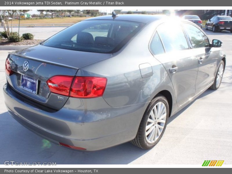 Platinum Gray Metallic / Titan Black 2014 Volkswagen Jetta TDI Sedan
