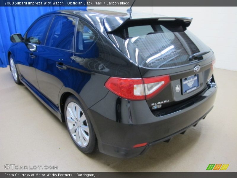Obsidian Black Pearl / Carbon Black 2008 Subaru Impreza WRX Wagon